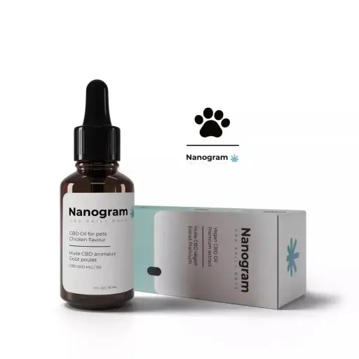 [OIL-PET5-RT] Huile CBD 5% pour Animaux RETAIL