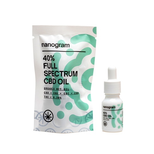 [OIL-FS40%10ML-1] Huile CBD 40% Full Spectrum RETAIL