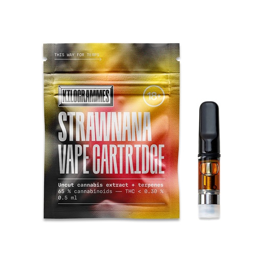 [CART-STRAWNANA-1] Cartridge Rosin CBD STRAWNANA
