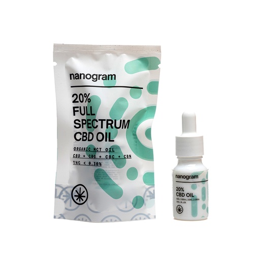 [OIL-FS20%10ML-1] Huile CBD 20% Full Spectrum RETAIL